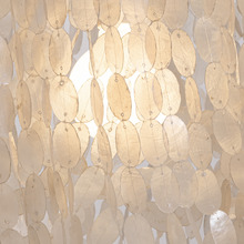 Rubi Capiz Shell Chandelier